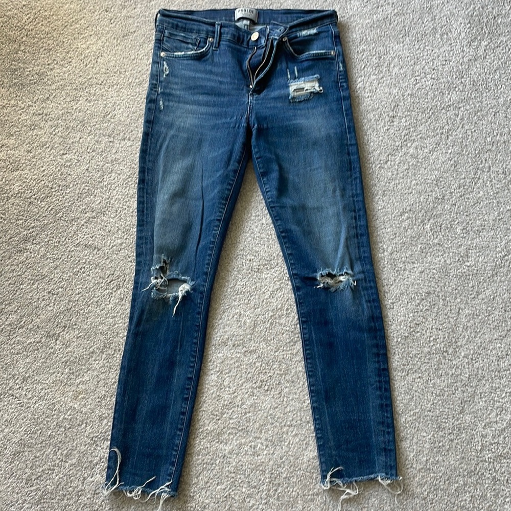 Agolde high rise skinny jeans